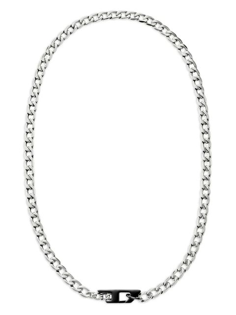 Diesel curb-chain steel necklace - Grey - zdjęcie produktu nr 1