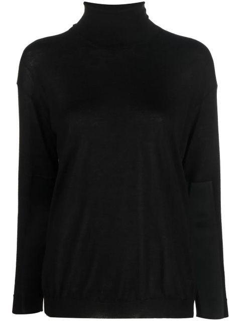 TOM FORD fine-knit roll-neck jumper - Black - zdjęcie produktu nr 1