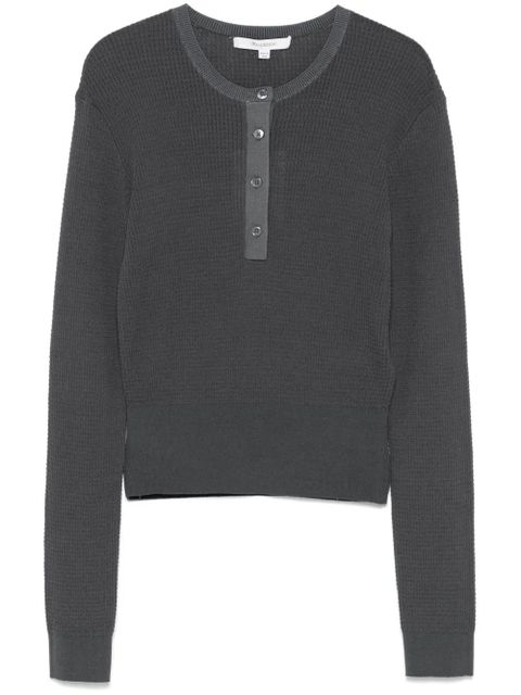 JW Anderson waffle-knit sweater - Grey - zdjęcie produktu nr 1