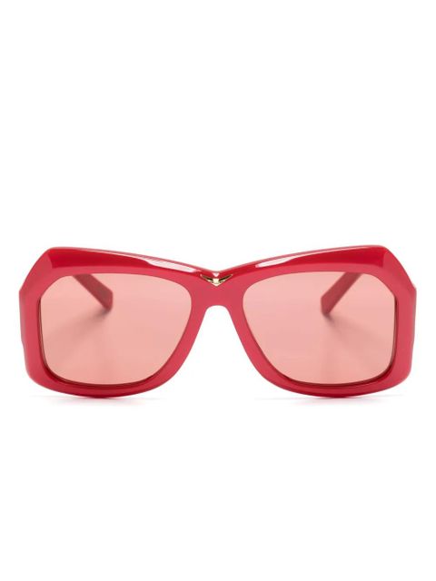 Marni Eyewear Tiznit geometric-frame sunglasses - Red - zdjęcie produktu nr 1