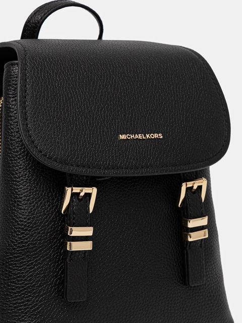 MICHAEL Michael Kors plecak skórzany QUINN damski kolor czarny mały gładki 30T5GQNB0L