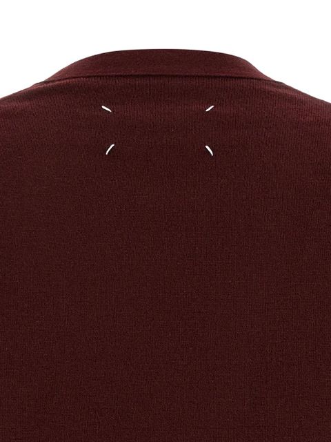 Maison Margiela V-neck cardigan - Red