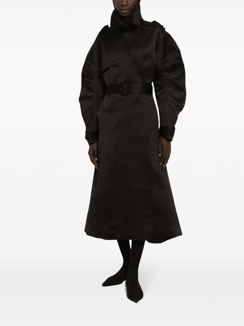 Dolce & Gabbana belted trench coat - Black - zdjęcie produktu nr 2