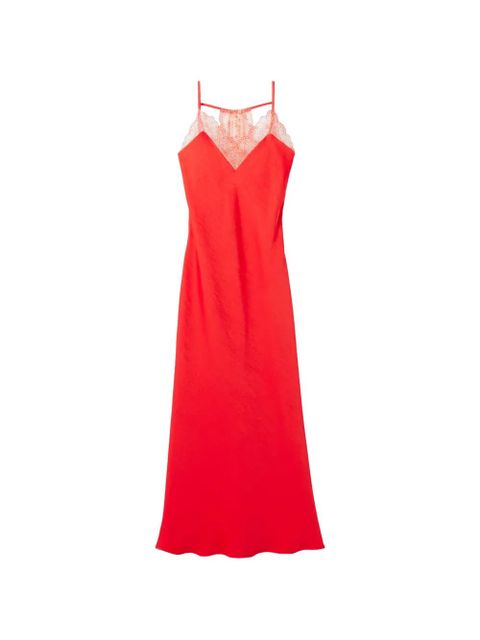 Claudie Pierlot lace V-neck dress - Red - zdjęcie produktu nr 1