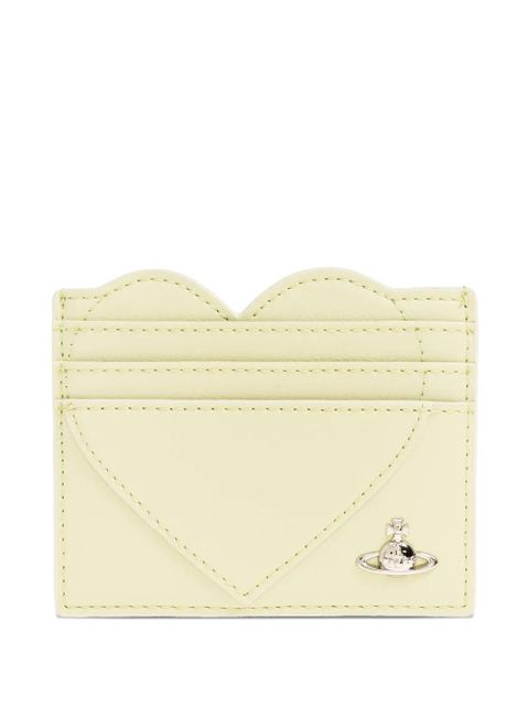 Vivienne Westwood heart plaque cardholder - Yellow - zdjęcie produktu nr 1