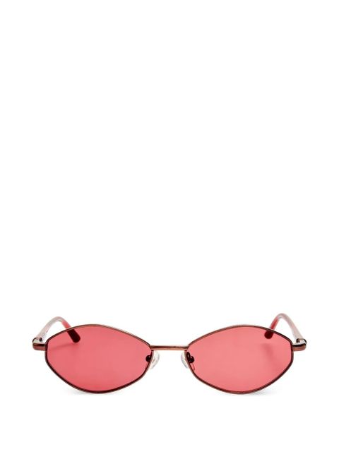 Jacquemus geometric frame sunglasses - Red - zdjęcie produktu nr 1
