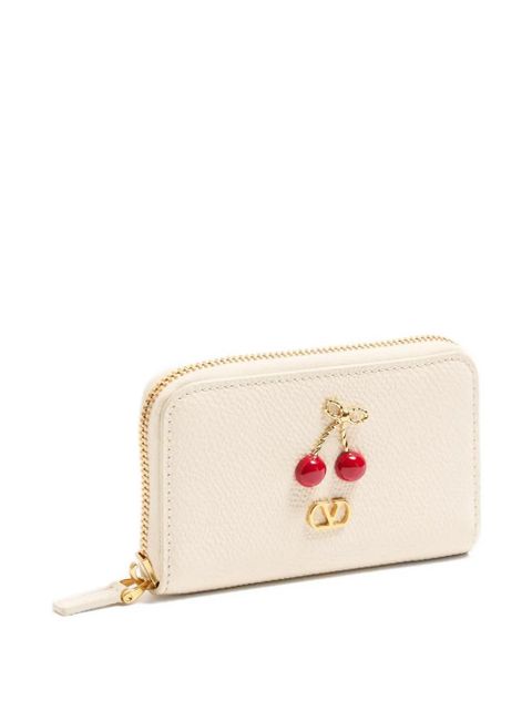Valentino Garavani Cherryfic zip wallet - Neutrals