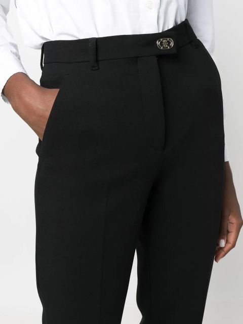 Ferragamo cropped tapered trousers - Black