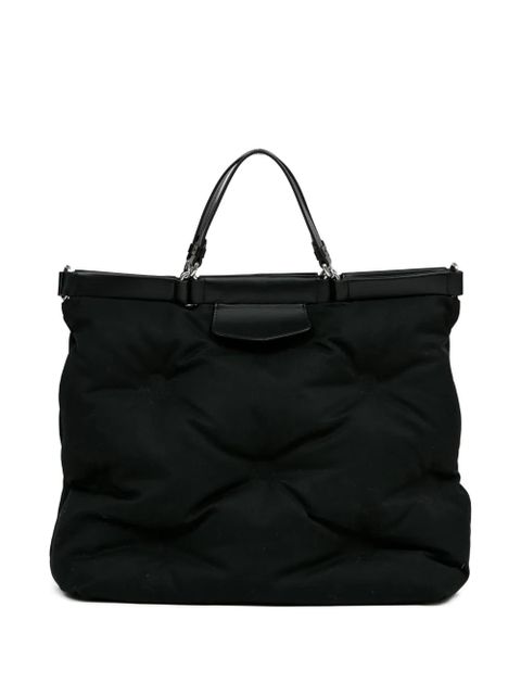 Maison Margiela Glam Slam quilted padded tote bag - Black - zdjęcie produktu nr 2