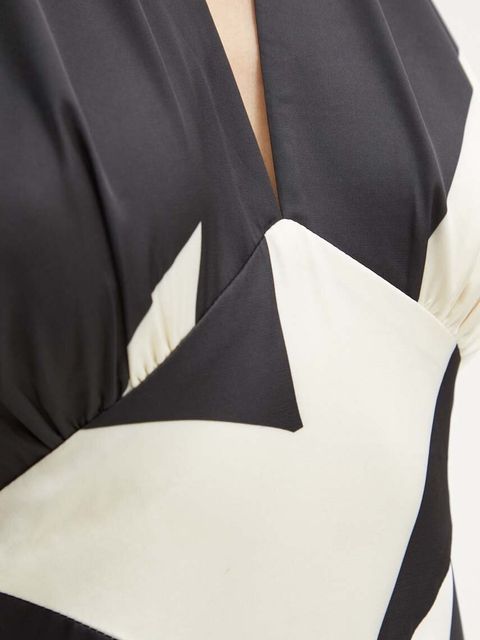 Bardot sukienka CITRON kolor beżowy maxi rozkloszowana 59317DB