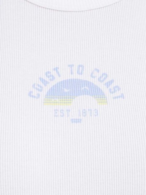 Levi's top bawełniany kolor biały A9415