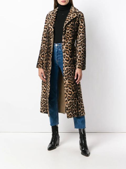 Yves Salomon leopard print fur coat - Neutrals - zdjęcie produktu nr 2
