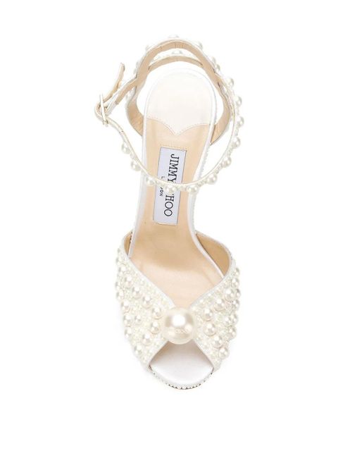 Jimmy Choo Sacora 100 sandals - White