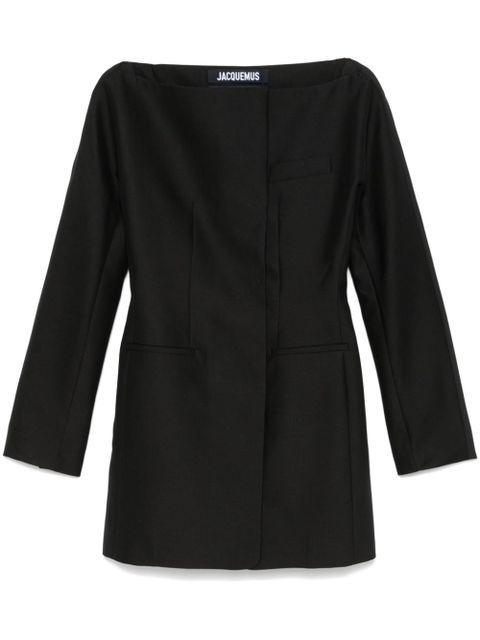 Jacquemus The Spalla mini dress - Black - zdjęcie produktu nr 1