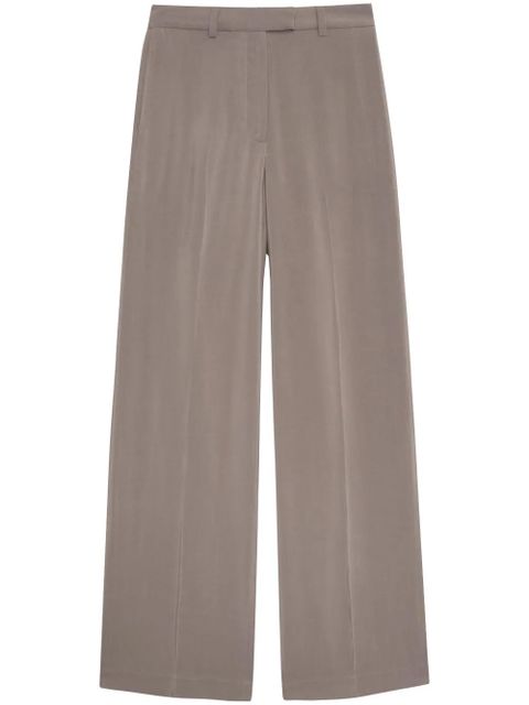 ANINE BING Dolan wide-leg trousers - Grey - zdjęcie produktu nr 1