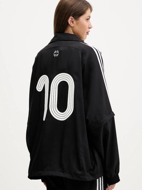 adidas Originals bluza Ovzd Tracktop damska kolor czarny z nadrukiem KE7569