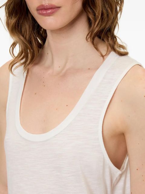 American Vintage Jacksonville scoop neck vest - White