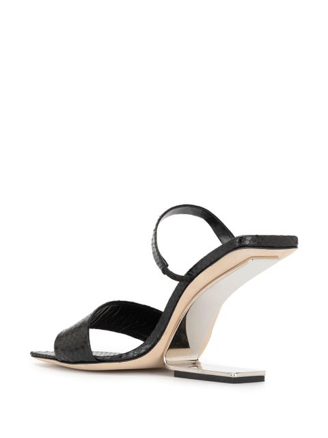 Cult Gaia Rene cut-out heel sandals - Black