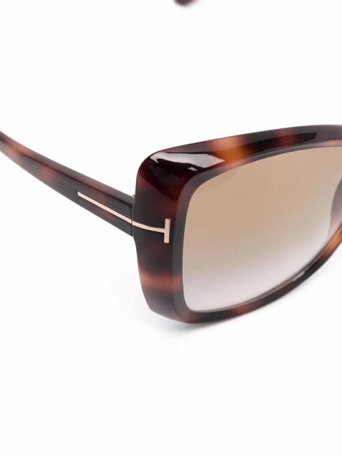 TOM FORD Eyewear FT0943 Jasmin sunglasses - Brown - zdjęcie produktu nr 2