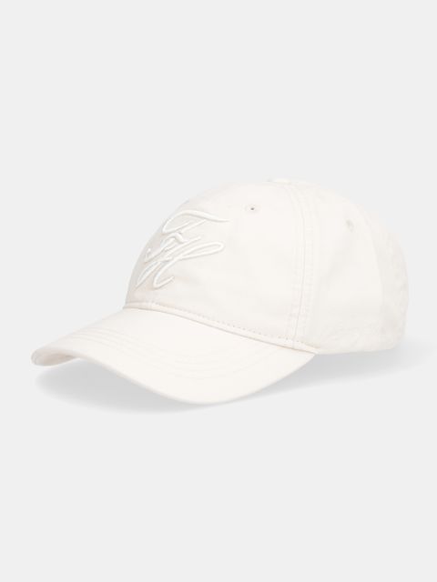 Tommy Hilfiger czapka z daszkiem bawełniana kolor beżowy AW0AW17987 - zdjęcie produktu nr 1