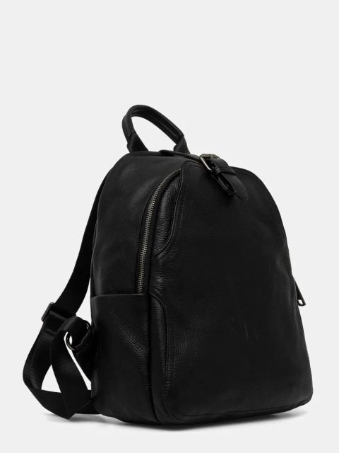 Answear.LAB plecak skórzany damski kolor czarny mały gładki