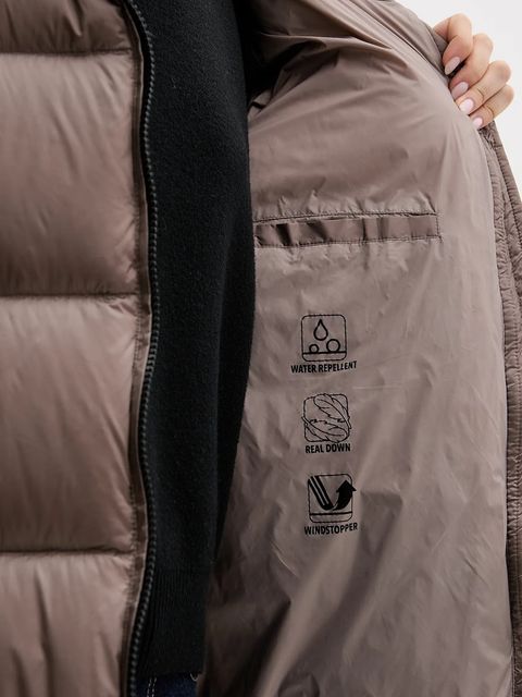 Bomboogie kurtka puchowa GENEVA kolor brązowy zimowa CW6630TDLC5