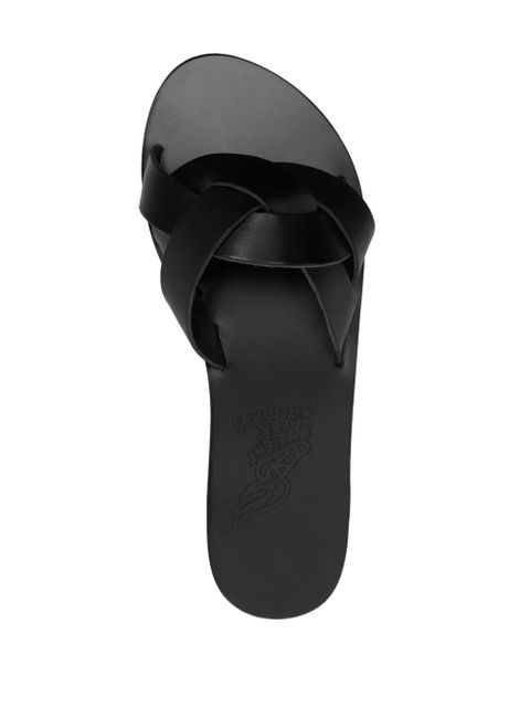 Ancient Greek Sandals Arachne slip-on sandals - Black