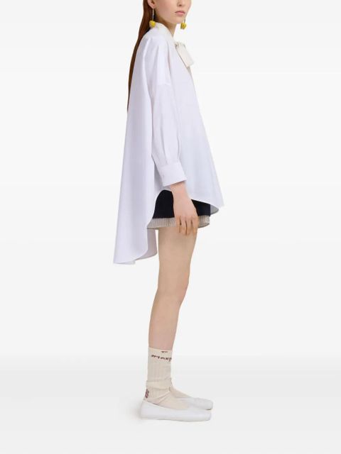 Marni bow-detail shirt - White