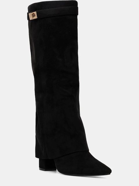 Answear.LAB kozaki kolor czarny na słupku