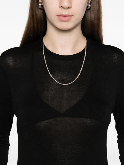 TOTEME long-sleeve T-shirt - Black