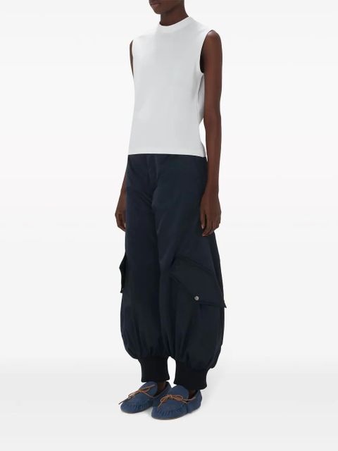 JW Anderson logo-embroidered tank top - White - zdjęcie produktu nr 2