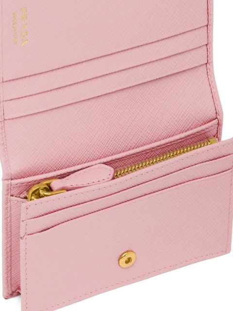 Prada small Saffiano leather wallet - Pink