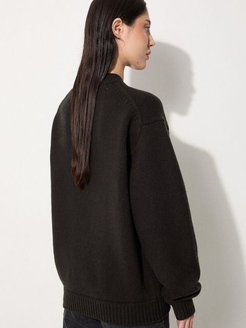 Kenzo sweter wełniany Rws Lucky Tiger Jumper kolor czarny ciepły FE68PU4773LH.99J