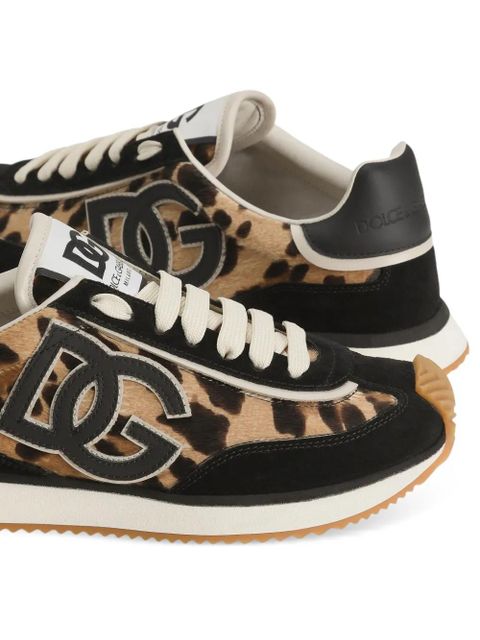 Dolce & Gabbana leopard-print sneakers - Black