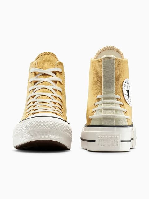Converse trampki Chuck Taylor All Star Lift kolor żółty A12551C - zdjęcie produktu nr 2