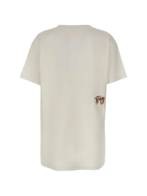 The Attico logo-print T-shirt - Neutrals - zdjęcie produktu nr 2