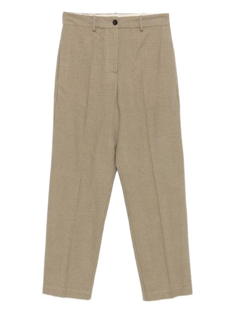 Alysi textured wool trousers - Green - zdjęcie produktu nr 1