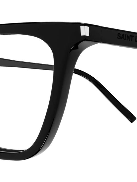 Saint Laurent Eyewear square-frame glasses - Black