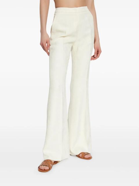 ETRO flared trousers - White