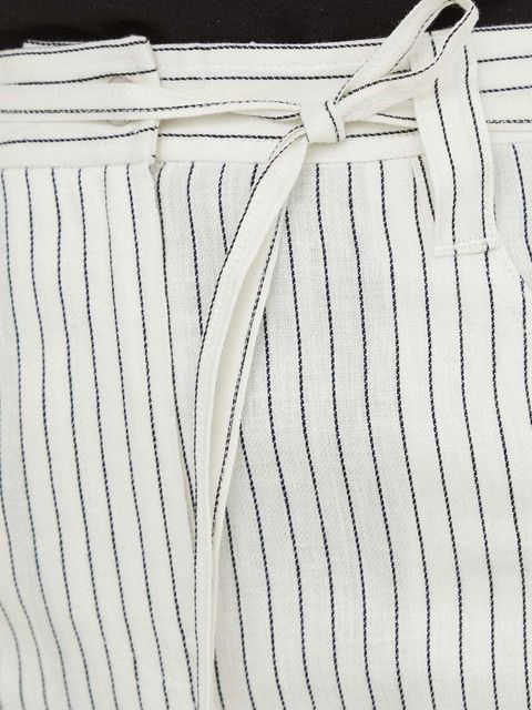 Day Birger et Mikkelsen spódnica lniana kolor biały midi prosta