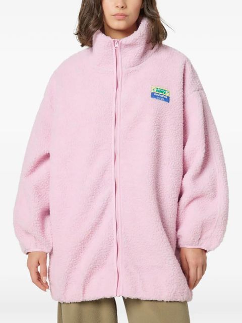 American Vintage Hoktown zip-up oversized jacket - Pink - zdjęcie produktu nr 2