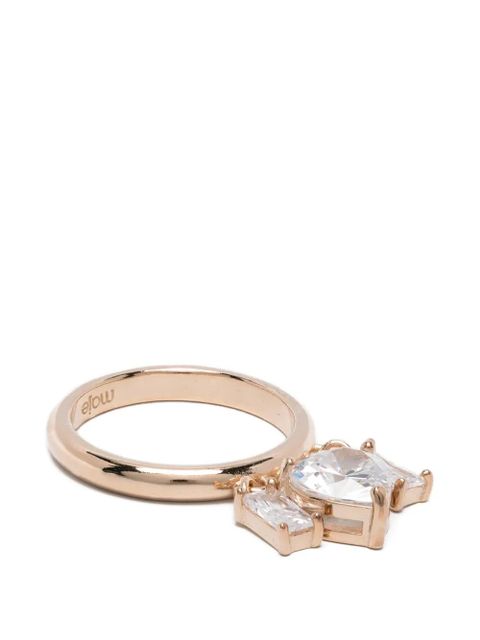 Maje heart-charm ring - Gold - zdjęcie produktu nr 1