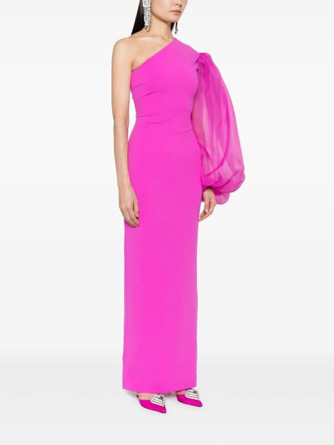 Solace London Hudson one-shoulder gown - Pink