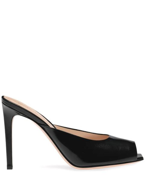 Gianvito Rossi Ethel 95mm mules - Black - zdjęcie produktu nr 1