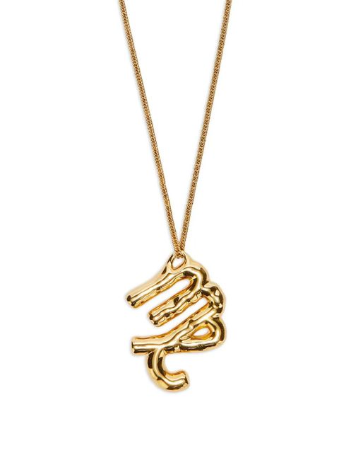 Jil Sander zodiac-sign pendant necklace - Gold - zdjęcie produktu nr 1