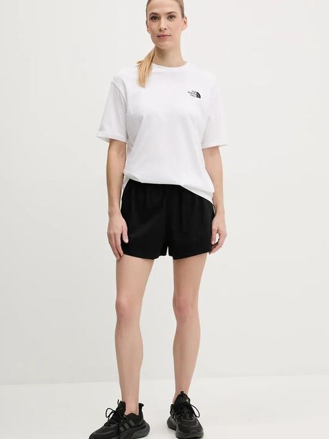 The North Face t-shirt bawełniany Essential damski kolor biały NF0A87NQFN41