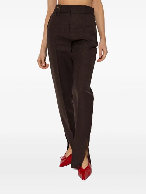 Jacquemus Tibau tapered trousers - Brown