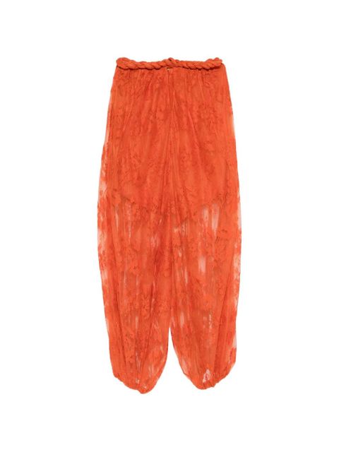 ZIMMERMANN Luna floral-lace jumpsuit - Orange - zdjęcie produktu nr 1