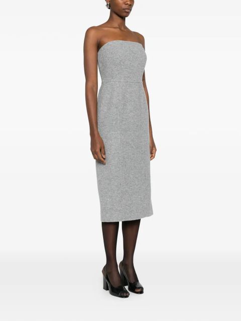 Max Mara strapless midi dress - Grey - zdjęcie produktu nr 2