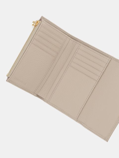 Coccinelle portfel skórzany damski kolor beżowy E2.MD5.11.D6.01